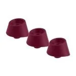 3x Opzetkapjes DUO (2) Rood maat M 3x Opzetkapjes DUO (2) Rood maat M