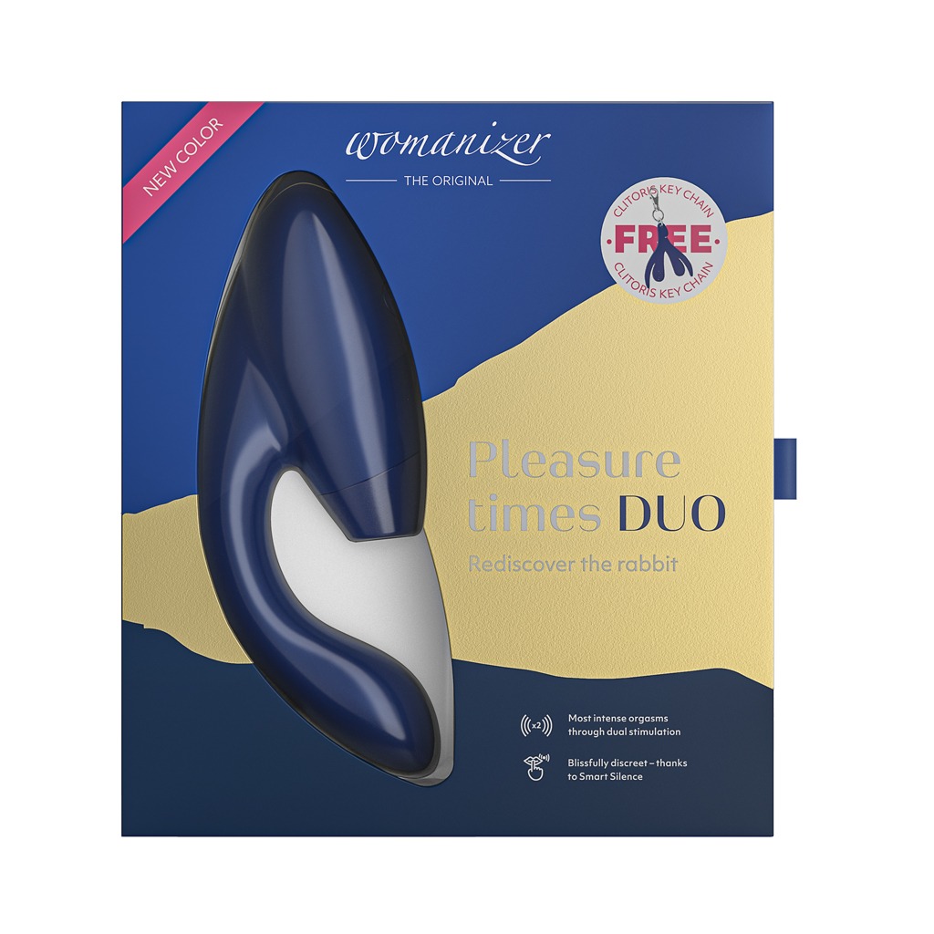 Womanizer DUO Blueberry Blauw - Dubbele Stimulatie - Womanizer