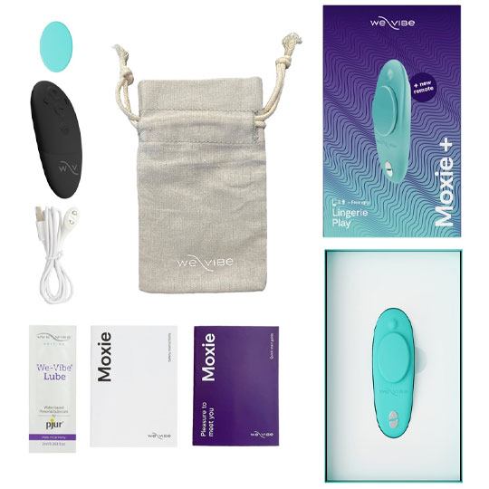 We-vibe - Moxie+ Panty Vibrator Turquoise inhoud