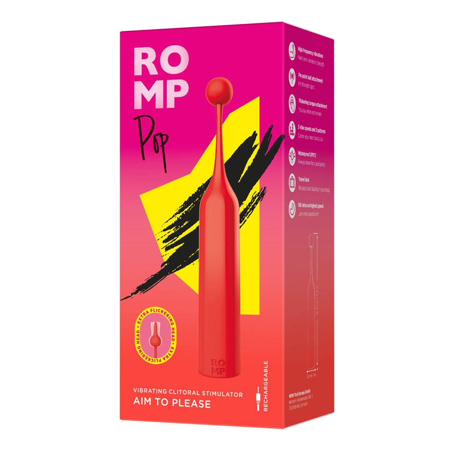 romp pop pin vibrator verpakking