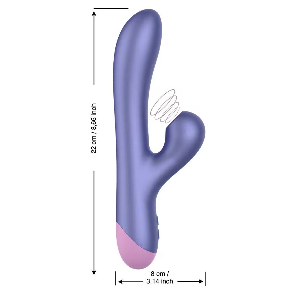 romp pulse rabbit luchtdruk vibrator afmeting