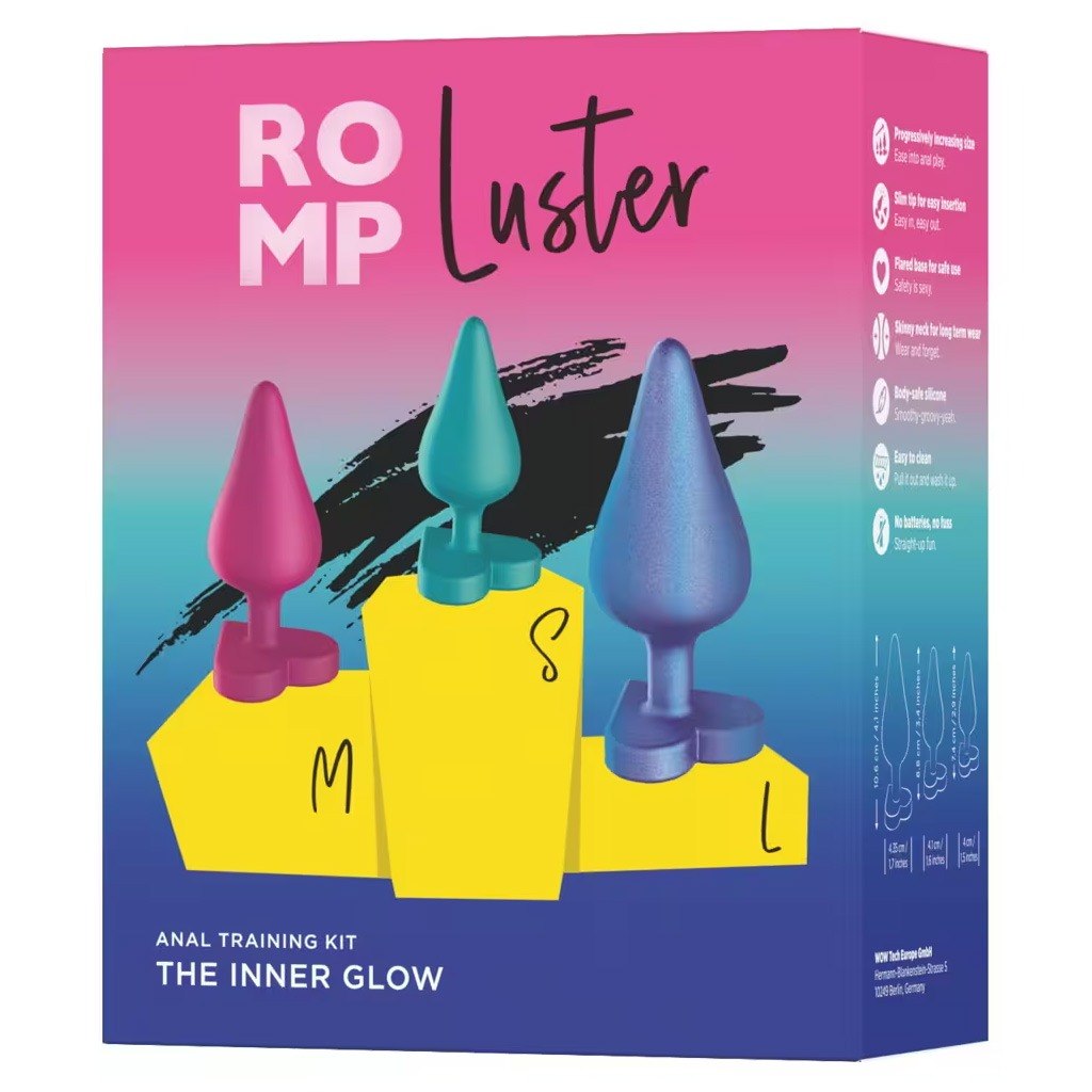 ROMP luster buttplug train set anaal verpakking