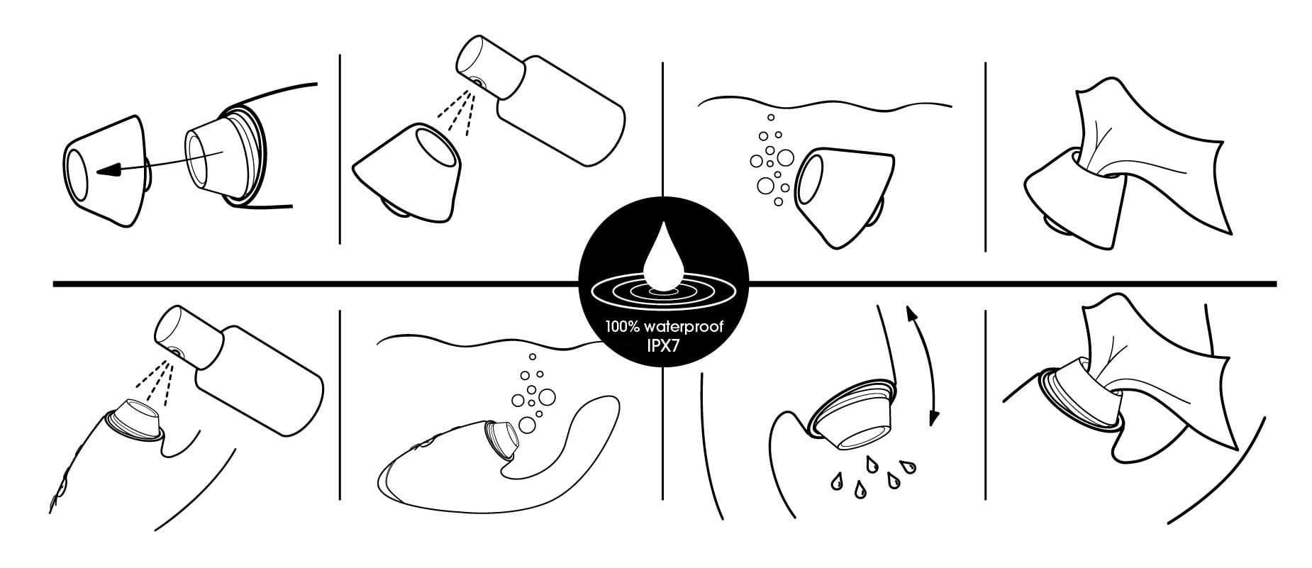 Hoe reinig ik mijn luchtdruk vibrator sextoys