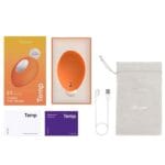 We-Vibe Temp Orange - Opleg vibrator met warmte- en koude functie