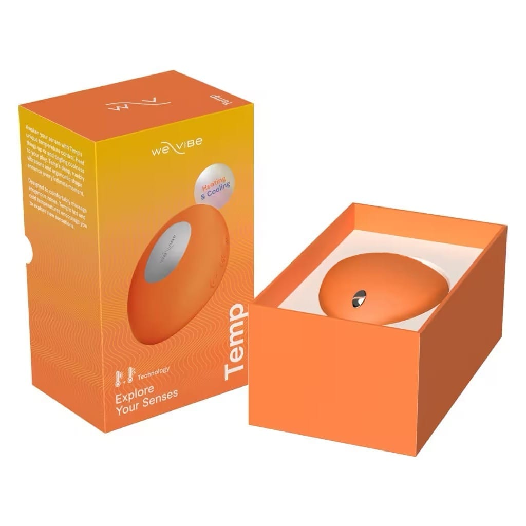 We-Vibe Temp Orange - Opleg vibrator met warmte- en koude functie