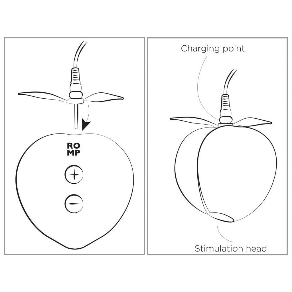 ROMP Pink Peach luchtdruk vibrator