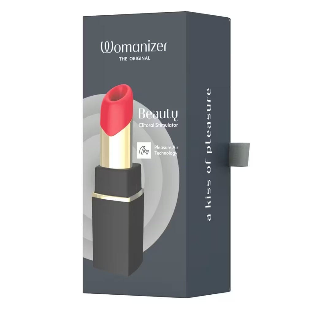 Womanizer Beauty – Lipstick Luchtdruk Vibrator – Zwart