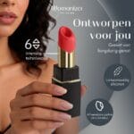 Womanizer Beauty – Lipstick Luchtdruk Vibrator – Zwart