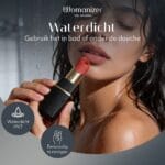Womanizer Beauty – Lipstick Luchtdruk Vibrator – Zwart