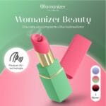 Womanizer Beauty Roze/Groen – Lipstick Luchtdruk Vibrator
