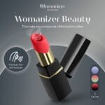 Womanizer Beauty – Lipstick Luchtdruk Vibrator – Zwart